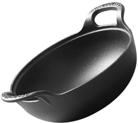 Toddmomy Kochtopf Gusseisentopf für den Außenbereich Gusspfanne Grillpfanne Bratpfanne Kocher Gusseisenpfanne Grillplatten heimischer Topf nicht klebriges Kochgeschirr draussen wok