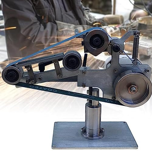 YEHOZZ Ponceuse à Bande 1 X 30, Ponceuse à Bande 550 W avec Moteur sans Balais, Rotation Avant Et Arrière, Vitesse Verticale Et Horizontale en Continu
