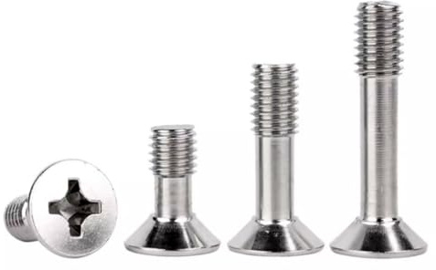 Foyoram M4 x 10 mm, tornillos imperdibles, cabeza avellanada con ranura en cruz, tornillo imperdible de placa, 20 unidades de acero inoxidable (M4 x 10 mm)