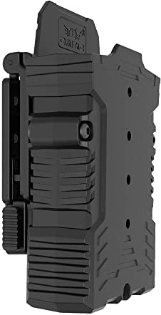 OMITAC Magazintasche für AR15 M4 M16 / 5,56 mm Magazinhalter, Schwarz, Polymer, Beidhändig verwendbar, Gürtelclip
