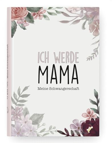 Cupcakes & Kisses® Schwangerschaftstagebuch I Tagebuch für die Schwangerschaft zum eintragen I Geschenk für Schwangere und werdende Mütter