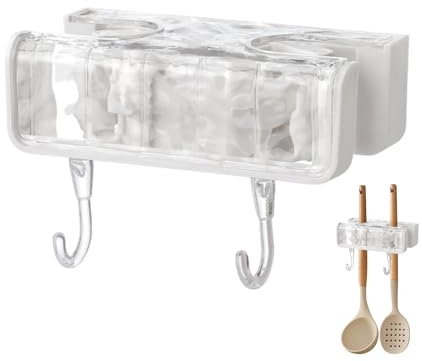 Besen-Organizer für die Wand, Besen- und Mopp-Organizer, selbstklebender Kleiderbügel für den Haushalt, platzsparender Mopp-Halter mit Haken, Besenbügel ohne Bohren für die