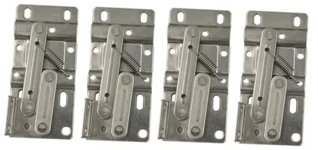 Operitacx 2paia Cerniere Per Vassoio Ribaltabile in Robusto Ferro Apertura Gradi Verso Basso Piccole Cerniere Per Mobili Da Cucina Kit Riparazione Per Mobili Sollevabili Per