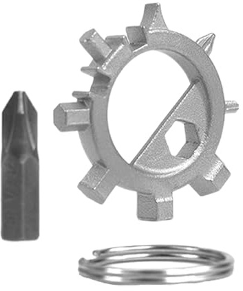 Tournevis, Outil de réparation Multifonction léger, Design Compact et Portable, Gadget d'extérieur Robuste pour la Conduite sur Route, Les Voyages, l'entretien du vélo et Les réparations Rapides