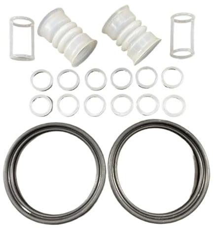 Ensemble De Joints D'étanchéité En Silicone 18 En 1 For Sorbetière – Tube D'étanchéité Ondulé Compatible Avec Ventus/BJ Les Machines À Crème Glacée Molle