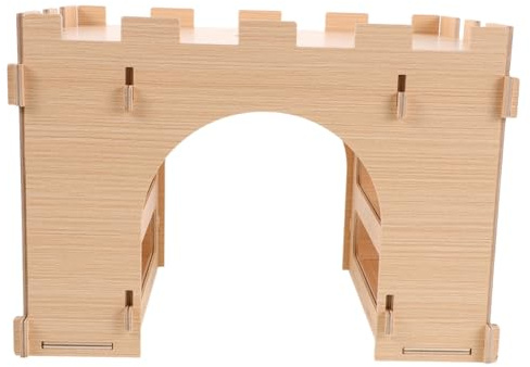 WOONEKY Heuraufe Für Kaninchen Kaninchen Heu Futterspender Groß Heuspender Holz Hasen Heu Futterspender Für Für Klein