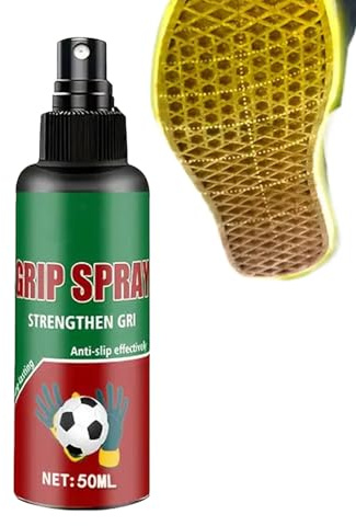 Halkfri spray för, långvarig mild – basketskor greppförstärkarspray, för golf tennis baseball fitness män kvinnor idrottsman sport domstol underhåll, 50 ml, Refer to description