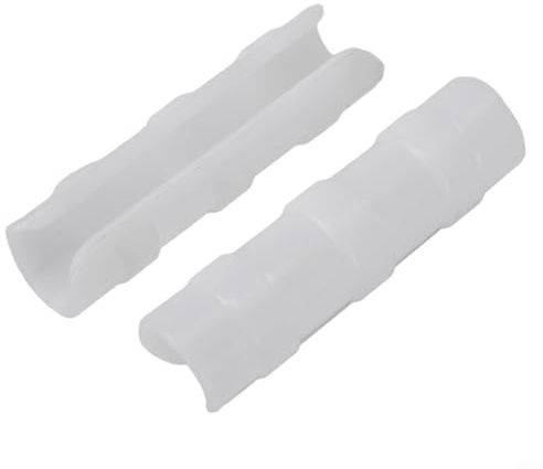 Lot de 20 clips de fixation pour film de serre pour différentes tailles de tuyaux, bâtiments de jardin, clips de tubes, clips pour plantes, filets, tunnels, clips pour cadre de serre, blanc, 19 mm