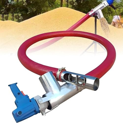 Machine d'aspiration de grains électrique – Convoyeur à vis pour grain, poudre, ciment, sable – Tarière industrielle pour ferme, maison et entrepôt, 1,5 m