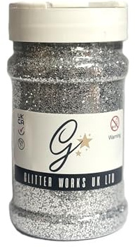 Glitter PVC Silver,250G