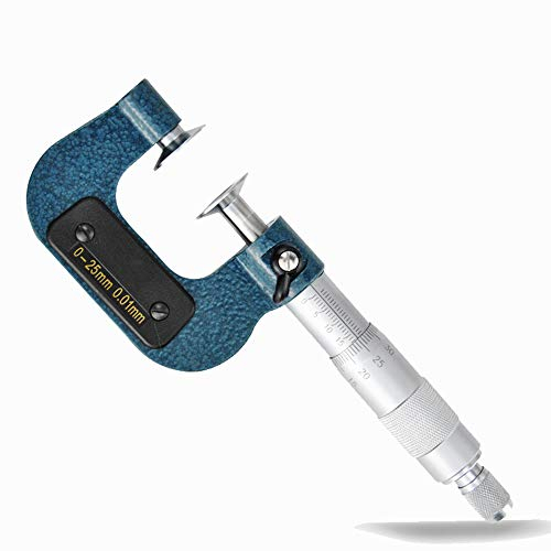 Hanchen Bügelmessschraube für Außenbereich, 0-25/25-50/50-75/75-100mm Außendurchmesser, CE-zertifiziert, 0-25mm