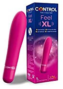 Control Feel XL, Vibratore Vaginale Regolabile, Silicone medico senza Ftalati, Impermeabile e sommergibile (IPX7)