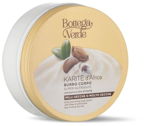 Bottega Verde, Karite d'Africa - Supernärande kroppssmör - med sheasmör (150 ml) - torr eller mycket torr hud