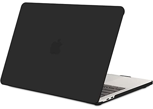TECOOL Hülle für MacBook Pro 13 Zoll M2 2022 M1 2020-2016 A2338 A2289 A2251 A2159 A1989 A1706 A1708, Schutzhülle Matt Case Ultradünne Hartschale, schwarz | A2338 A2289 A2251 A2159 A1989 A1706 A1708, Ultradünne Schutzhülle, Snap-on Hardcase, Ohne Logoausschnitt