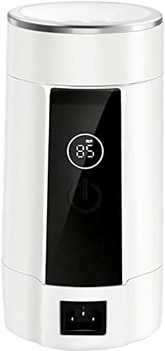 Mini caldera eléctrica portátil de viaje, olla de sopa de avena, hervidor de agua caliente, té, café, calentador de viaje, hervidor de agua de viaje con pequeña capacidad, 600 ml, 600 W