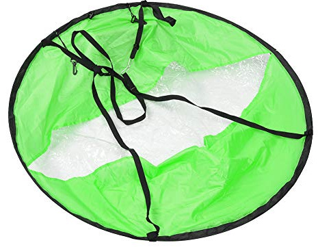 Pyhodi Kajak-Segel, 108 cm, Langlebiges Kajak-Windsegel, Faltbares Downwind-Kajak-Segel-Kit und Upwind-Wind-Paddle-Segel, Windsegel-Kajak-Paddle-Board-Zubehör für Kajakboot-Segelboot-Kanu (Grün)