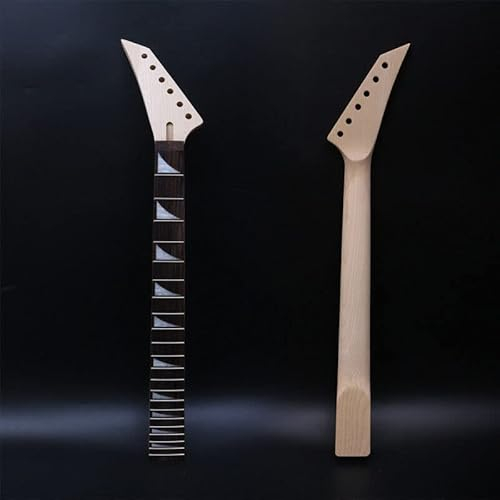 Ahorn-Gitarrenhals, für Jackson Style 22 Bünde, Rosenholz, umgekehrter Kopf, zum Anschrauben (22 Bünde)