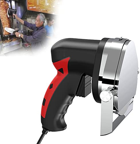 Trancheuse à Kebab, Couteau à Kebab électrique avec épaisseur réglable, Couteau à Kebab, Couteau électrique Shawarma, trancheur gyroscopique