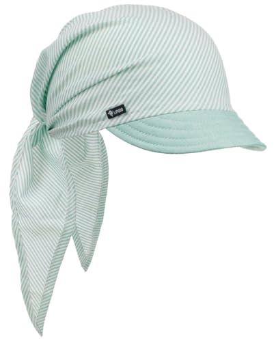 Lipodo Jasmine Bandana Keps Damer - Made in Italy strandkeps luva i tyg med skärm, skärm Sommar Vår-sommar - One Size mintgrön