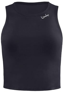 Winshape Dam funktionell komfort beskuren linne AET136C, ultramjuk stil, fitness fritid yoga pilates