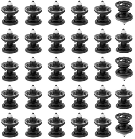 UOCAI 30 stycken dörrbeklädnad, fästklämmor, bil, 7l6868243 plastklämmor dörrbeklädnad, klämmor med VW Golf 5 6 7 T4 T5 Polo Caddy, A1 A4 A5 A6