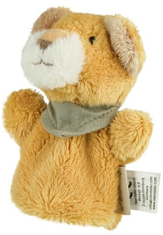 Sterntaler Fingerpuppe LÖWE Leo - weiches Fingerspielzeug für Kinder - zum Erzählen, Kuscheln & Sprachförderung – Perfekter, Kleiner Spielkamerad & Geschenkidee – ideal unterwegs, mattgelb