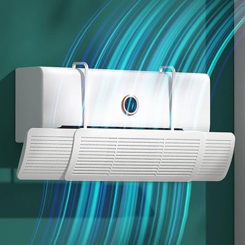 Anti-Cold Wind Direct Blowing Air Conditioner Windshield, Retractable Wall-Mounted Air Conditioner, Deflector Multi-Angle Adjustable Direction