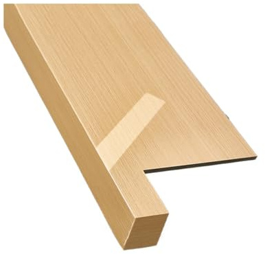 Protezione adesiva per davanzale, a forma di L, in legno, per finestre a bovindo, portici, balconi e bagni, 80 cm x 15 cm, protezione elegante per interni di casa