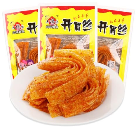 BaiLiSnacky Bastoncini Latiao Snack Piccanti E Piccant 10 Pcs Snack Autentico Cinese Cinesi Latiao Vegetariano Deliziose Confezioni Di Snack