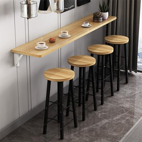 Platzsparender wandmontierter klappbarer Esstisch – vielseitige Küchenbar & hängender Schreibtisch für kleine Räume – ideal für Esszimmer, Zuhause, Büro & kompakte Wohnlösungen