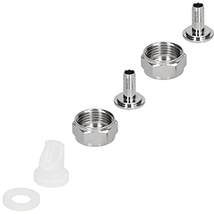 Aramox Coupleur de Fût, Connecteur de Coupleur de Fût de Bière en Acier Inoxydable avec Installation Facile, pour le Brassage et les à Domicile