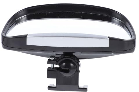 Hohopeti Espejo Auxiliar Retrovisor para Coche Vidrio Duradero y Plástico Resistente Diseño para Vehículos Accesorio Práctico para Mejorar Visibilidad y Seguridad Conducción