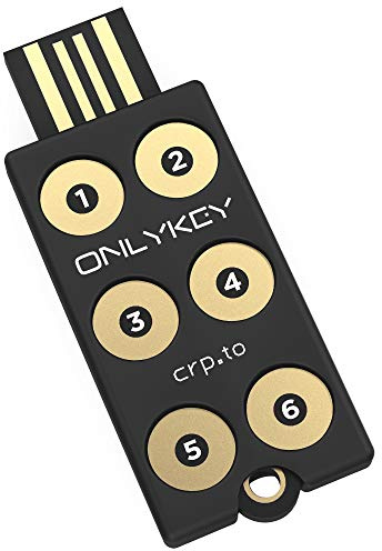 OnlyKey Passwortmanager und FIDO2 / U2F Sicherheitsschlüssel | universelle Zwei-Faktor-Authentifizierung | PGP/SSH/Yubikey OTP | Windows/Linux/Mac OS/Android/iOS