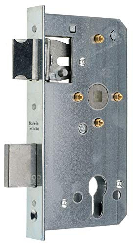 Einsteckschloss für Metalltore PZ/W 72/55/8 (Stulp 24x179, 4 Hülsen)