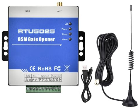 RTU5025 Controlador de Acceso de Puerta gsm, Abridor de Puerta Corredera, Abridor de Puerta a Distancia Garaje del Operador Remoto, CaracteríSticas de la Función de Armado Automático