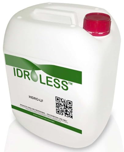 Idroless HidroLF Hidrófugo ECO Base Agua 10L Fachadas y Piedra | Repele el agua desde el interior sin alterar la transpirabilidad. Protección duradera anti humedades en fachadas y tejados