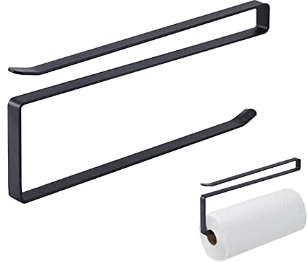 Rollenhalter Küche Ohne Bohren, Papier Handtuch Rollenhalter, Küchenrollenhalter Zur Anbringung, Unterschrank Papierrollenhalter, Servietten Spender Schrank, Vertikal Oder Horizontal (1)