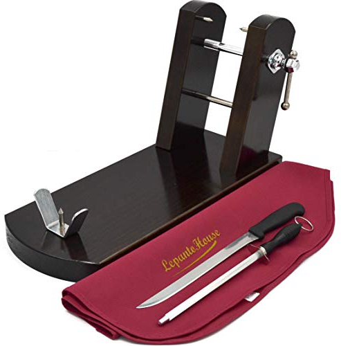 FERRETERIA LEPANTO JAMONERO Rioja Tabaco + Cuchillo + CHAIRA + Cubre JAMÓN - LepantoHouse