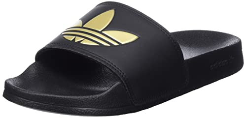 Adidas Damen Adilette LITE W Sneaker, core Black/core Black/Matte Gold, 42 EU
