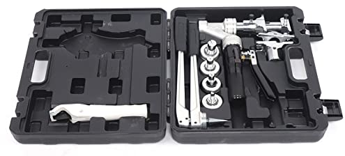 Rohrpresszange Hydraulisches Schiebewerkzeug, 3T 16-32 mm Presszangenwerkzeug Spannzange, Rohrverschraubungs Spannwerkzeug Set Kupferrohr Presszange Rohrpresse