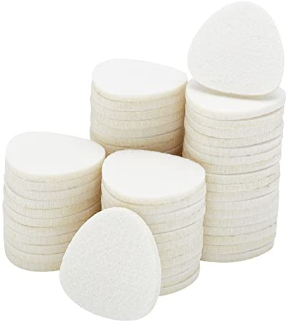 FINGERINSPIRE 120 Pcs Essential Oil Refill Pad Oil Diffuser Replacement Pad 45x45mm White Triangle Replacement Refill Pads Essential Aromatherapy Pads Refill Aroma Pad for Humidifier, Air Purifier