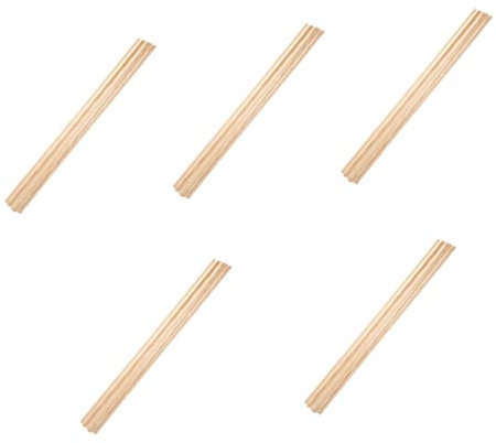 DOITOOL 5sets Holz Formteil Dekorative Holz Streifen Für Fenster Bildschirm Fenster Trim Glatte 10 Stücke * 5