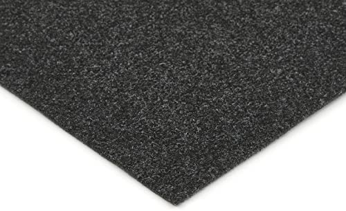 andiamo Teppichboden Caeser Bodenbelag besonders strapzierfähig trittschalldämmend robust pflegeleicht angenehmer Trittkomfort 200 x 500 cm anthrazit
