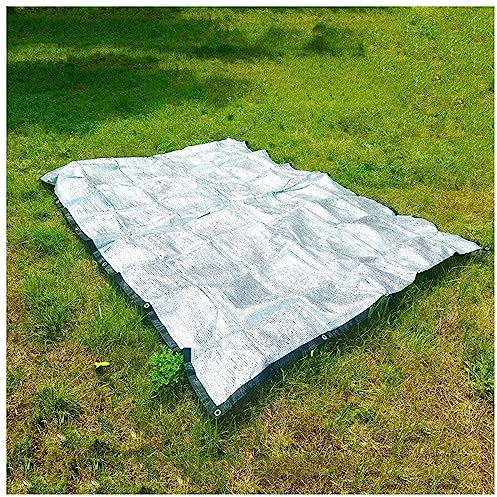 Red de Protección Solar de Aluminio, Protección Contra El Calor, Tela Reflectante Funda de Coche Tela Toldo Jardin para Exterior - Vela Red de Sombra de Aluminio para Camping y Jardín Pergola ( Size :