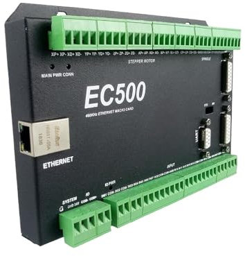HEXEH Contrôleur de Mouvement Ethernet CN-C Mac-h3 EC500 460kHz, Carte de contrôle de Mouvement 3/4/5/6 Axes for fraiseuse (Size : 4Axis)