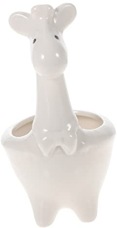 BESPORTBLE Topf Für Pflanzen Im Innenbereich Pflanzenvase Für Den Innenbereich Mini-vase Pflanzentopf Für Drinnen Kleiner Blumentopf Blumentöpfe Aus Keramik Bonsai-ständer Saftig Weiß