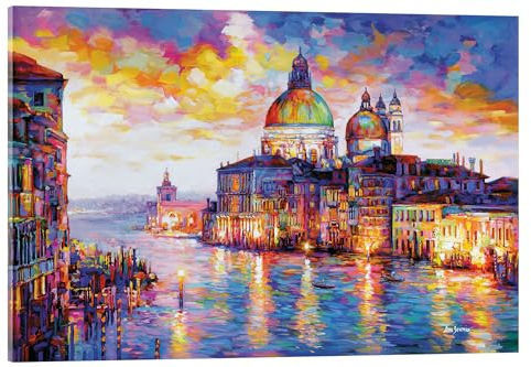Posterlounge Canale Grande und Basilika, Venedig Acrylglasbild