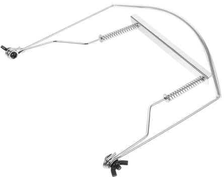 BESTonZON 10löcher Mundharmonikahalter Aus Edelstahl Mundharmonika Hals-halter Mundharmonika-zubehör Stabil Und Langlebig Leicht Zu Tragen Bedienen