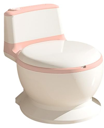 Töpfchen für Babys mit herausnehmbarem Becken, leicht zu reinigen, echter Jagd-Sound, Töpfchentraining für Kinder 1-4 (Rosa)