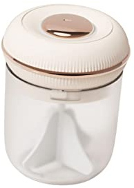Limpiador facial eléctrico de burbujas, con 2 engranajes, color blanco